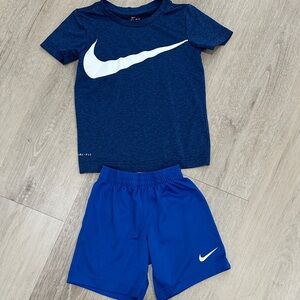 Nike Navy and Royal Blue Kids Set